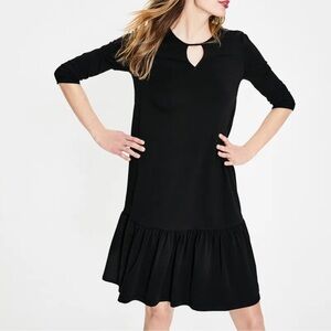 NEW BODEN Black Selena Jersey Dress